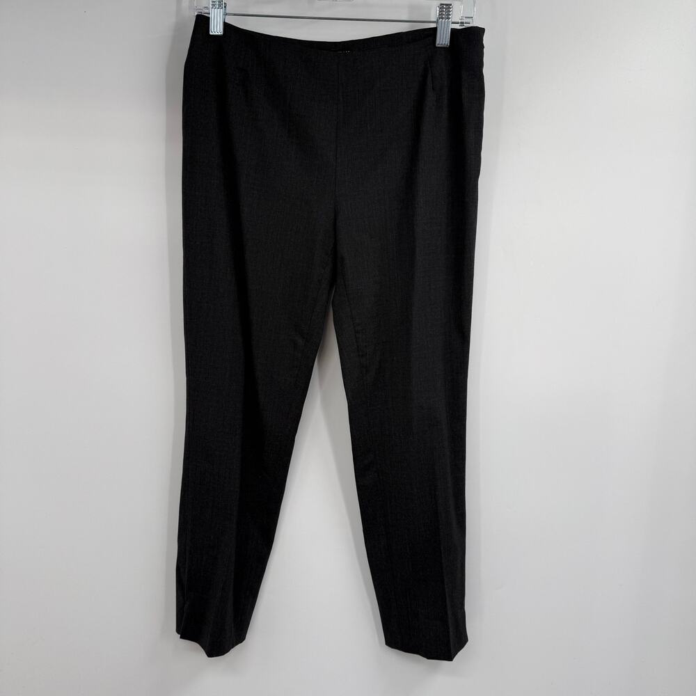 Lafayette 148 New York Stanton Trouser Pants Womens Size 2 Charcoal Gray